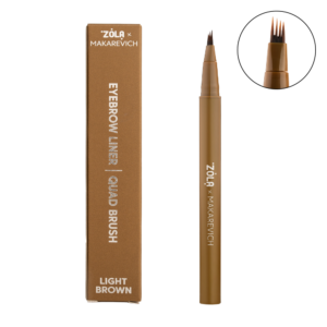 Лайнер для брів квадро-пензлем  Light Brown  Makarevich